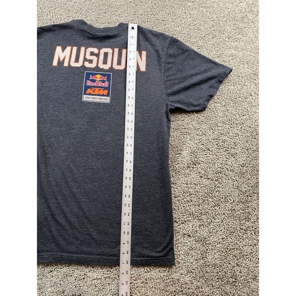 Red Bull Factory Racing Shirt Mens Large Gray Blue Motocross MX Musaquin KTM - Picture 9 of 13